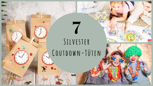 7 kreative Countdown-Tüten Ideen für Kinder an Silvester