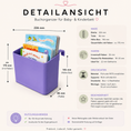 Bild in Galerie-Betrachter laden, Buchorganizer (glatt) für Baby- & Kinderbett – 3D-Druckdatei