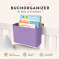 Bild in Galerie-Betrachter laden, Buchorganizer (geriffelt) für Baby- & Kinderbett – 3D-Druckdatei