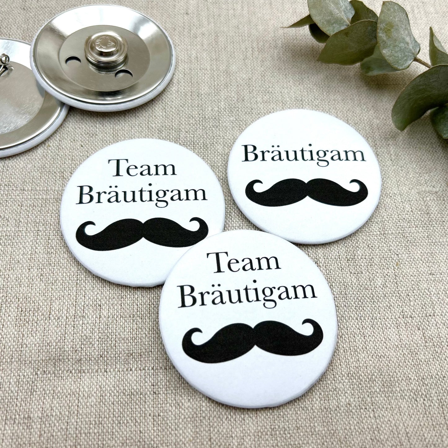 Team Bräutigam Anstecker BART