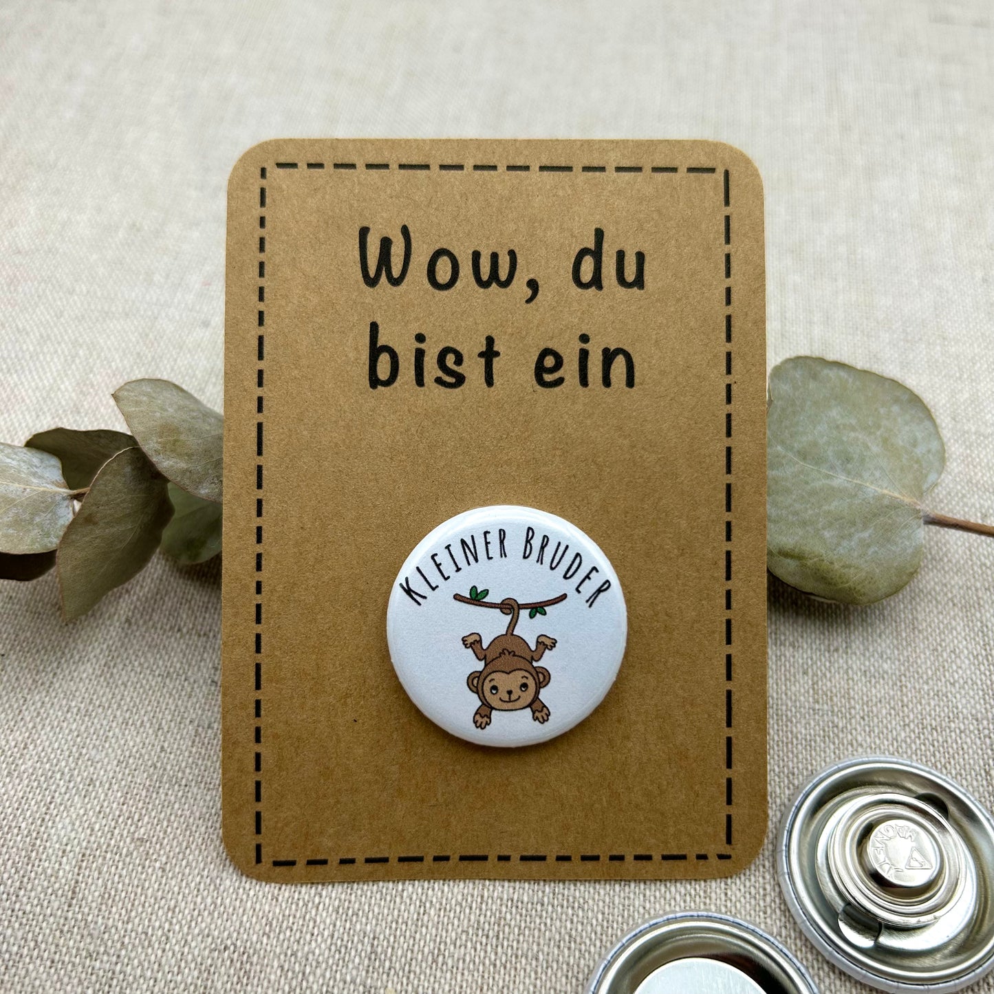 Anstecker kleiner Bruder AFFE