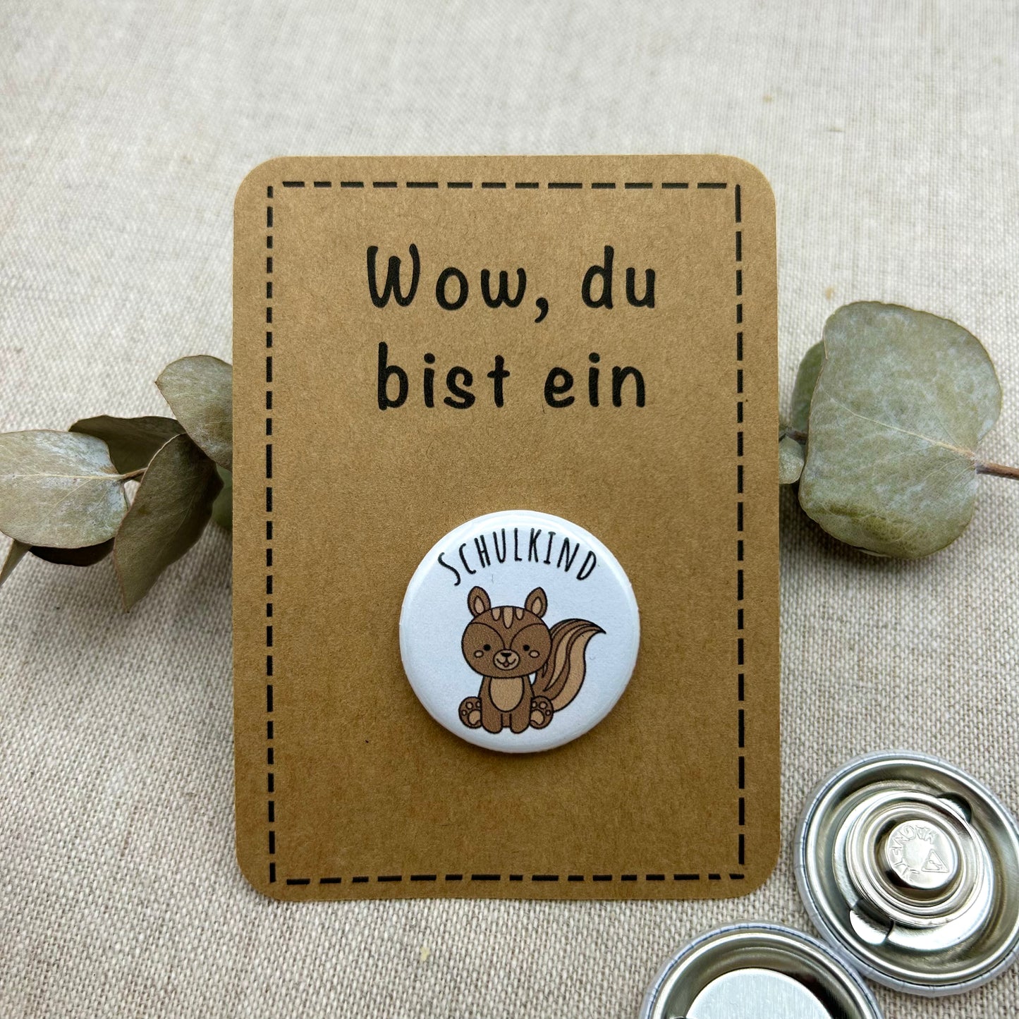 Anstecker Schulanfang EICHHÖRNCHEN
