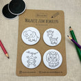 Bild in Galerie-Betrachter laden, Magnete zum selber bemalen | Zootiere