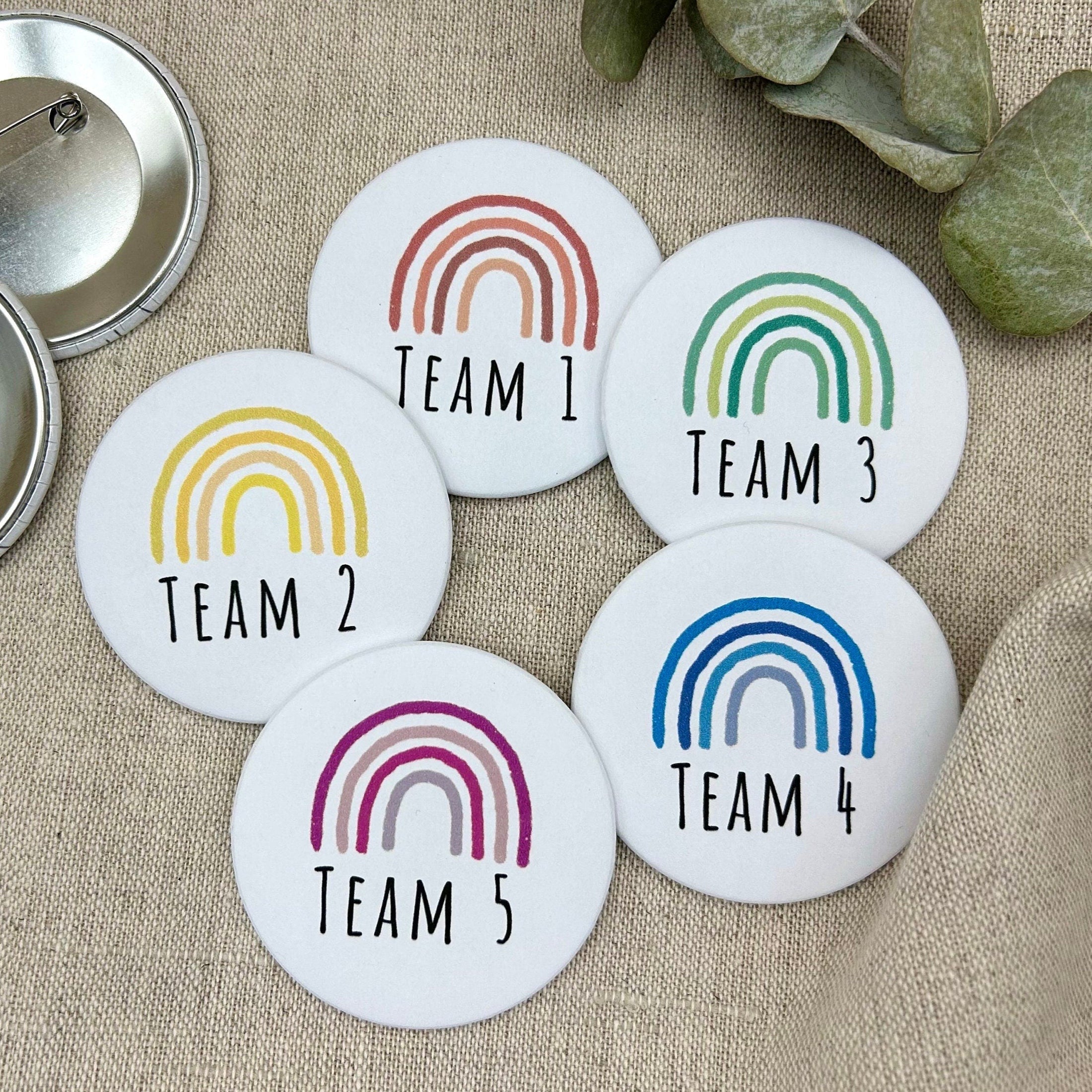 Teambutton Kindergeburtstag Anstecker