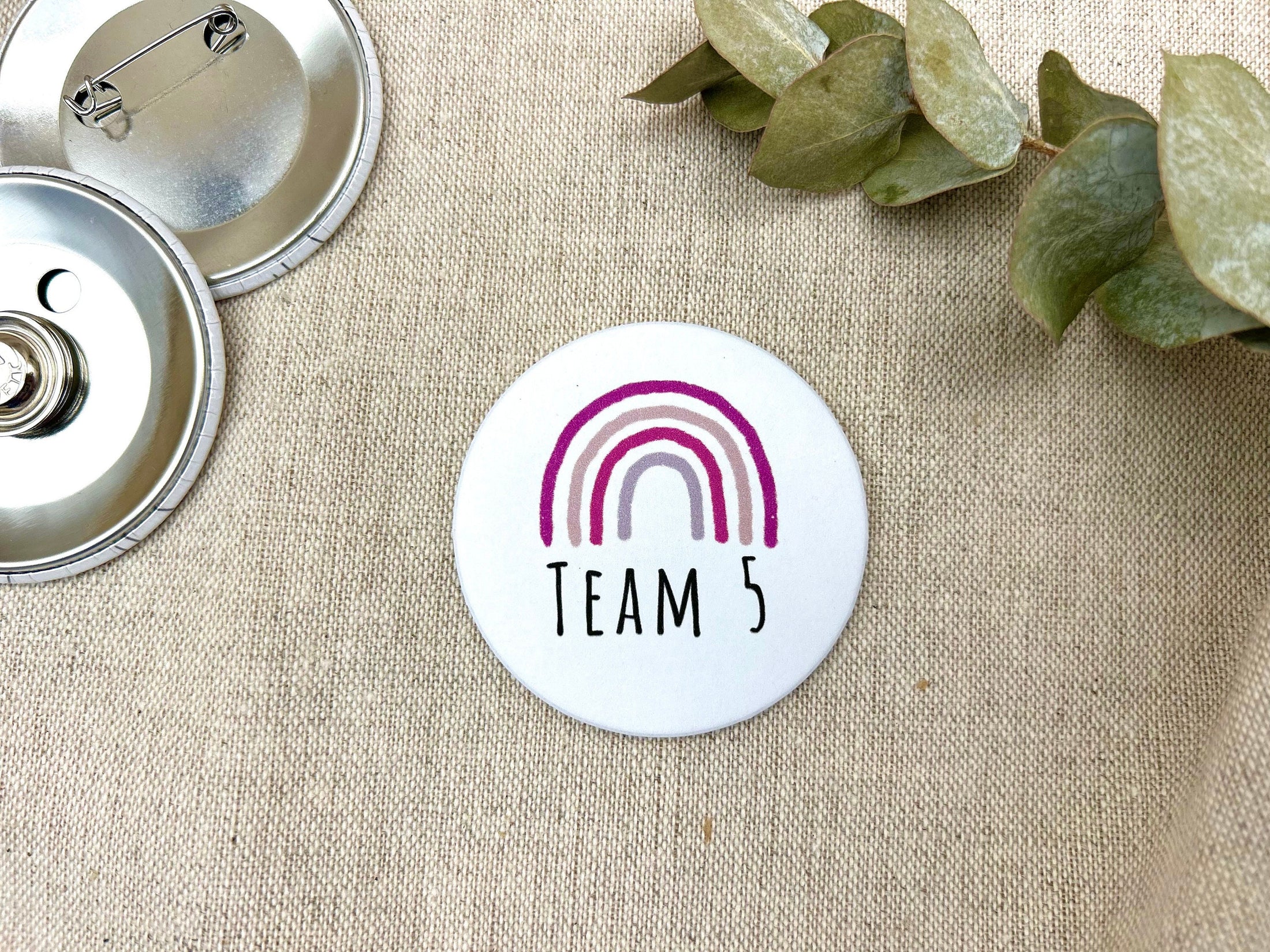 Teambutton Kindergeburtstag Anstecker