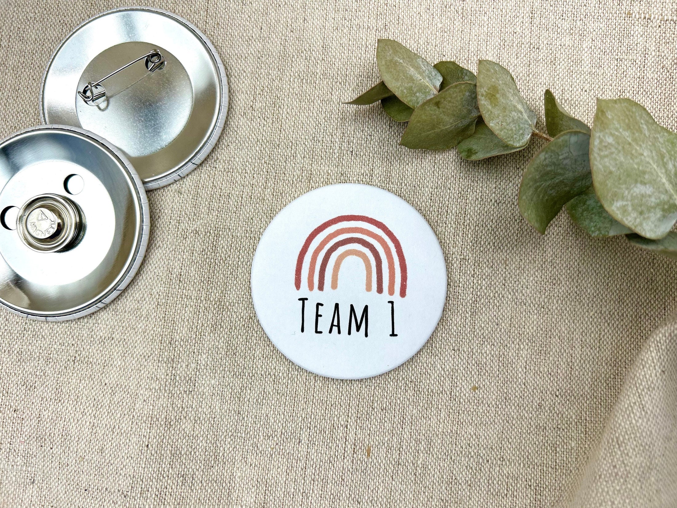 Teambutton Kindergeburtstag Anstecker