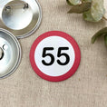Bild in Galerie-Betrachter laden, Anstecker 55. Geburtstag