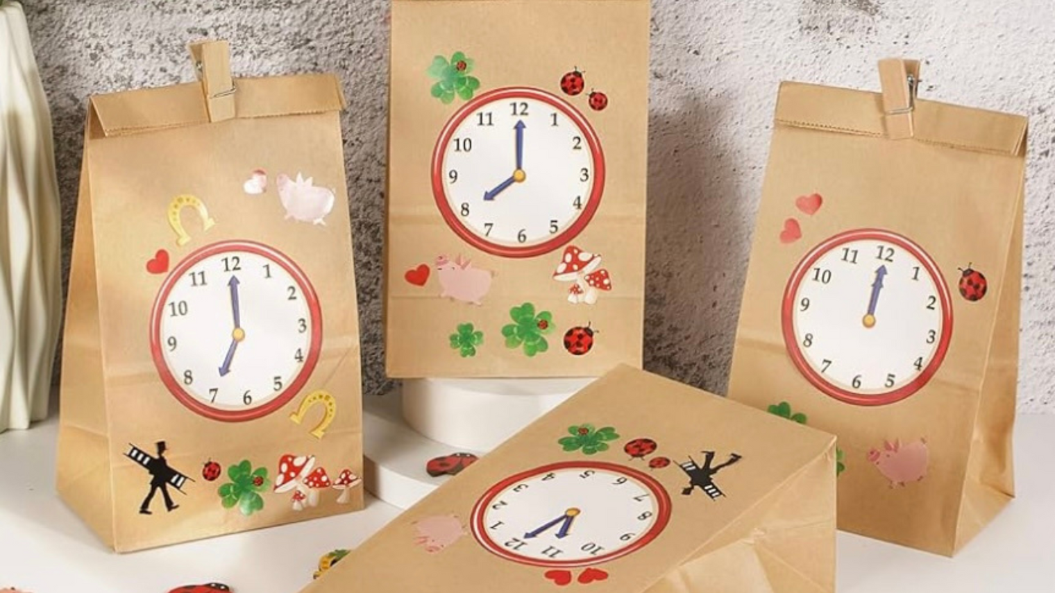 7 kreative Countdown-Tüten Ideen für Kinder an Silvester