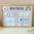Bild in Galerie-Betrachter laden, Routinetafel für Kinder 30cm x 40cm inkl. 12 Magnete
