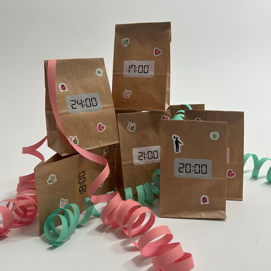 Countdown-Tüten für Silvester (8er Set)