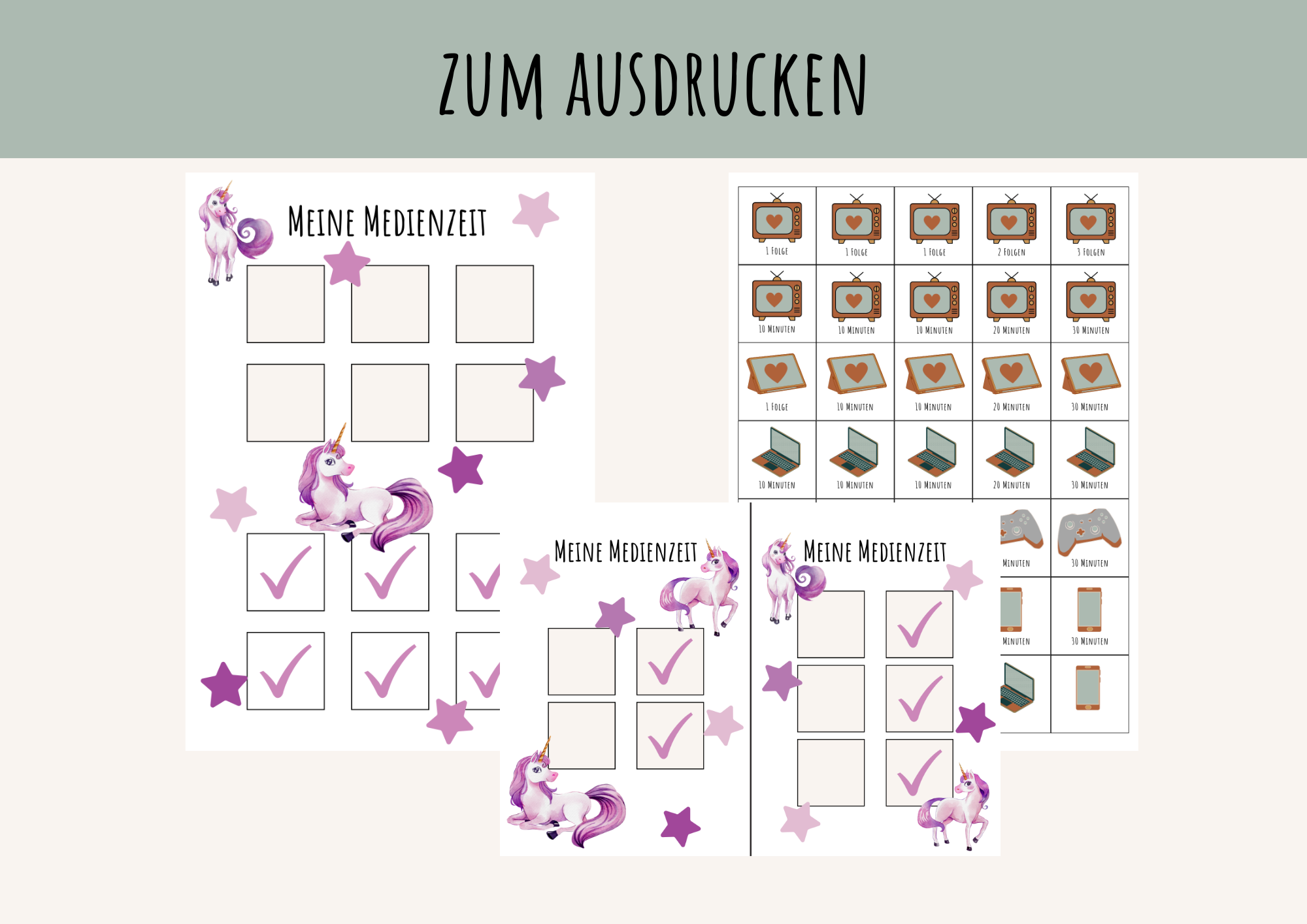 Medienzeitplaner Einhorn
