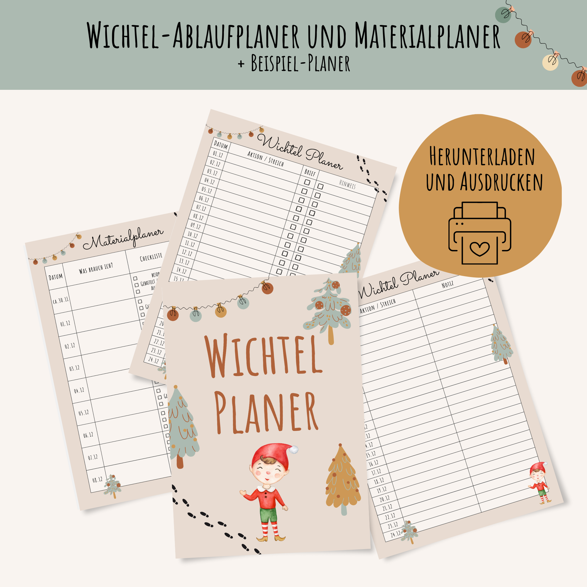 Wichtel-Planer & Materialplaner PDF