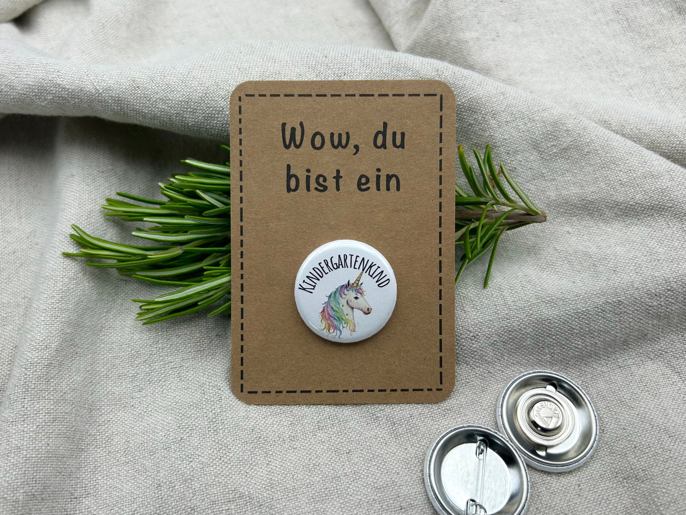 Anstecker Kindergarten EINHORN