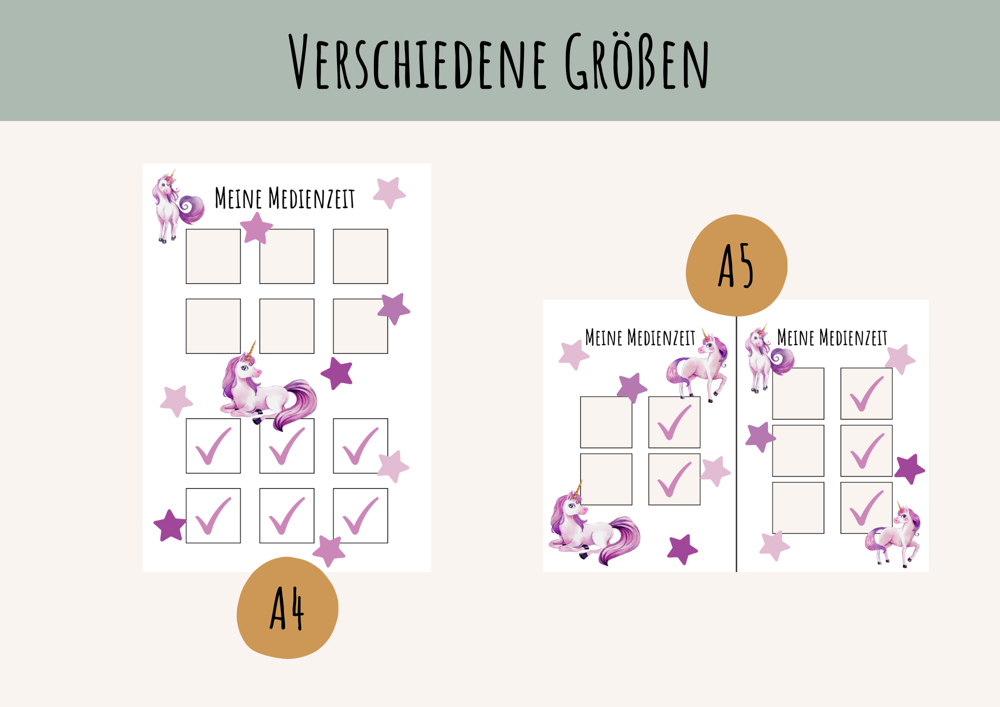 Medienzeitplaner Einhorn
