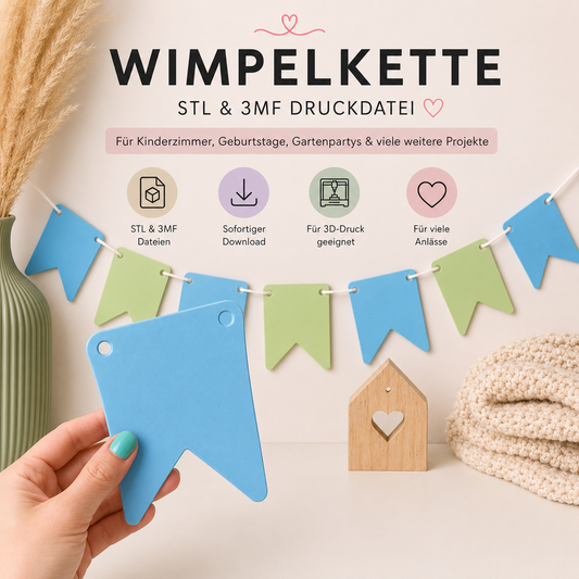 Wimpelkette zackig