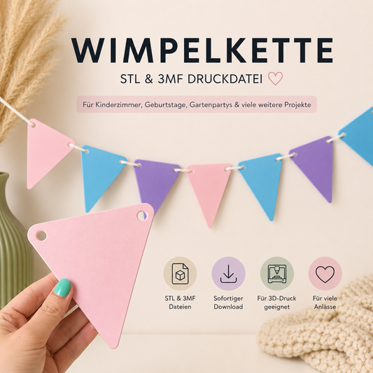 Wimpelkette dreieckig
