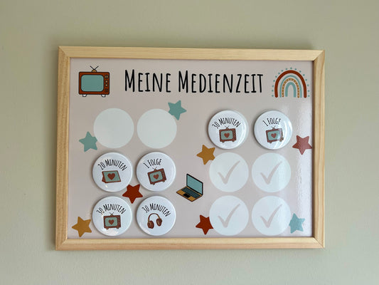 Medienzeittafel für Kinder 30cm x 40cm