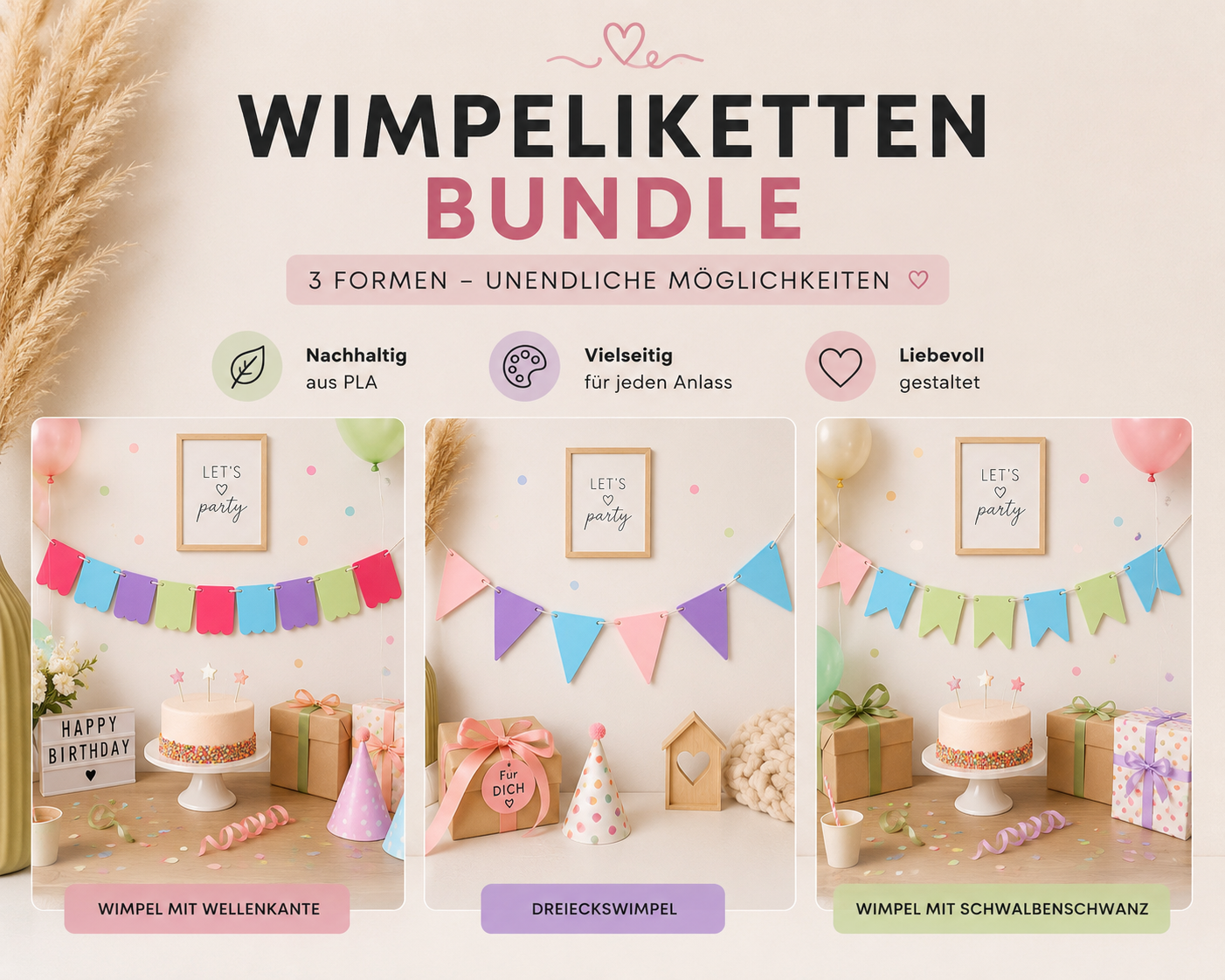 Wimpelkette Bundle