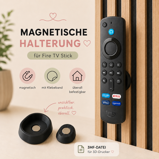 Magnetische Fire TV Stick Fernbedienung Halterung  3MF