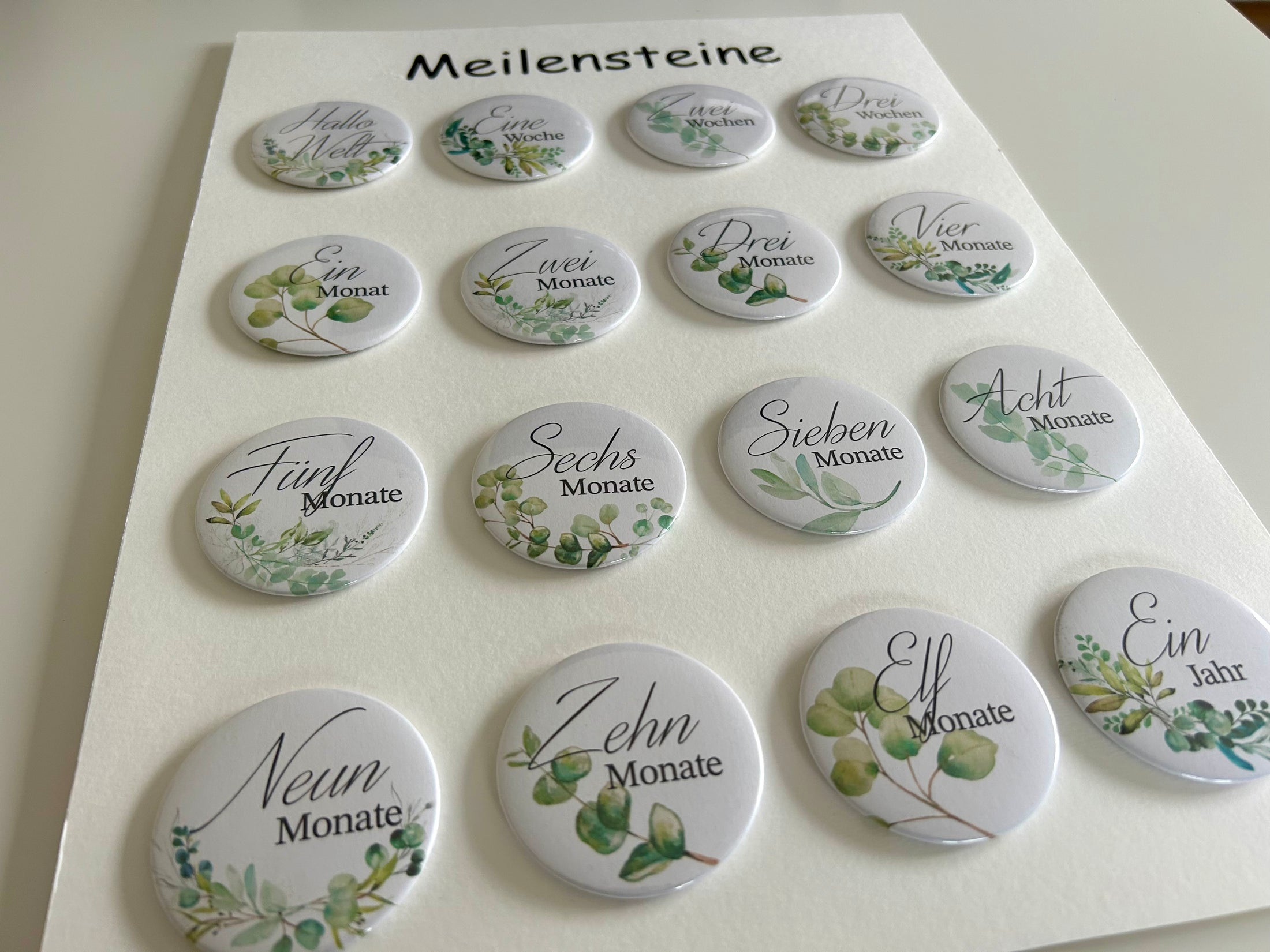 Meilensteinanstecker Baby