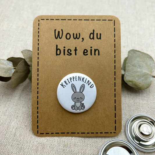 Anstecker Krippenkind HASE