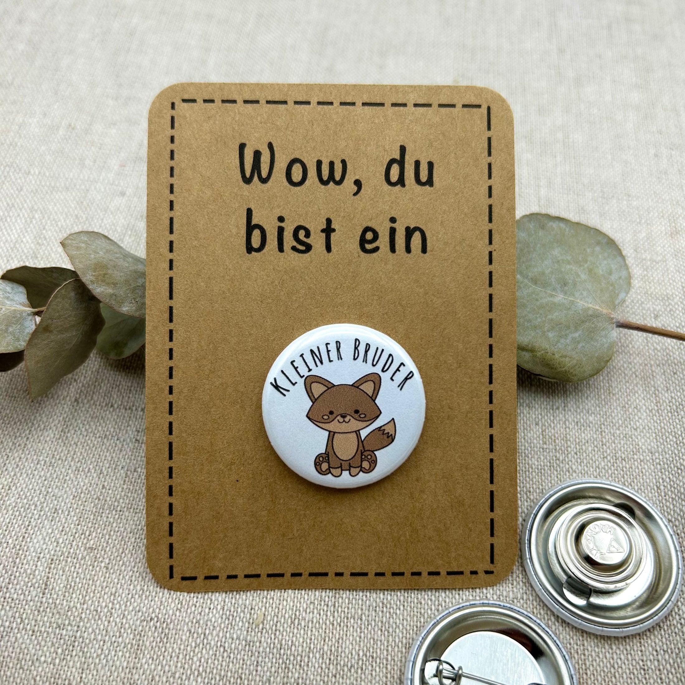 Anstecker kleiner Bruder FUCHS