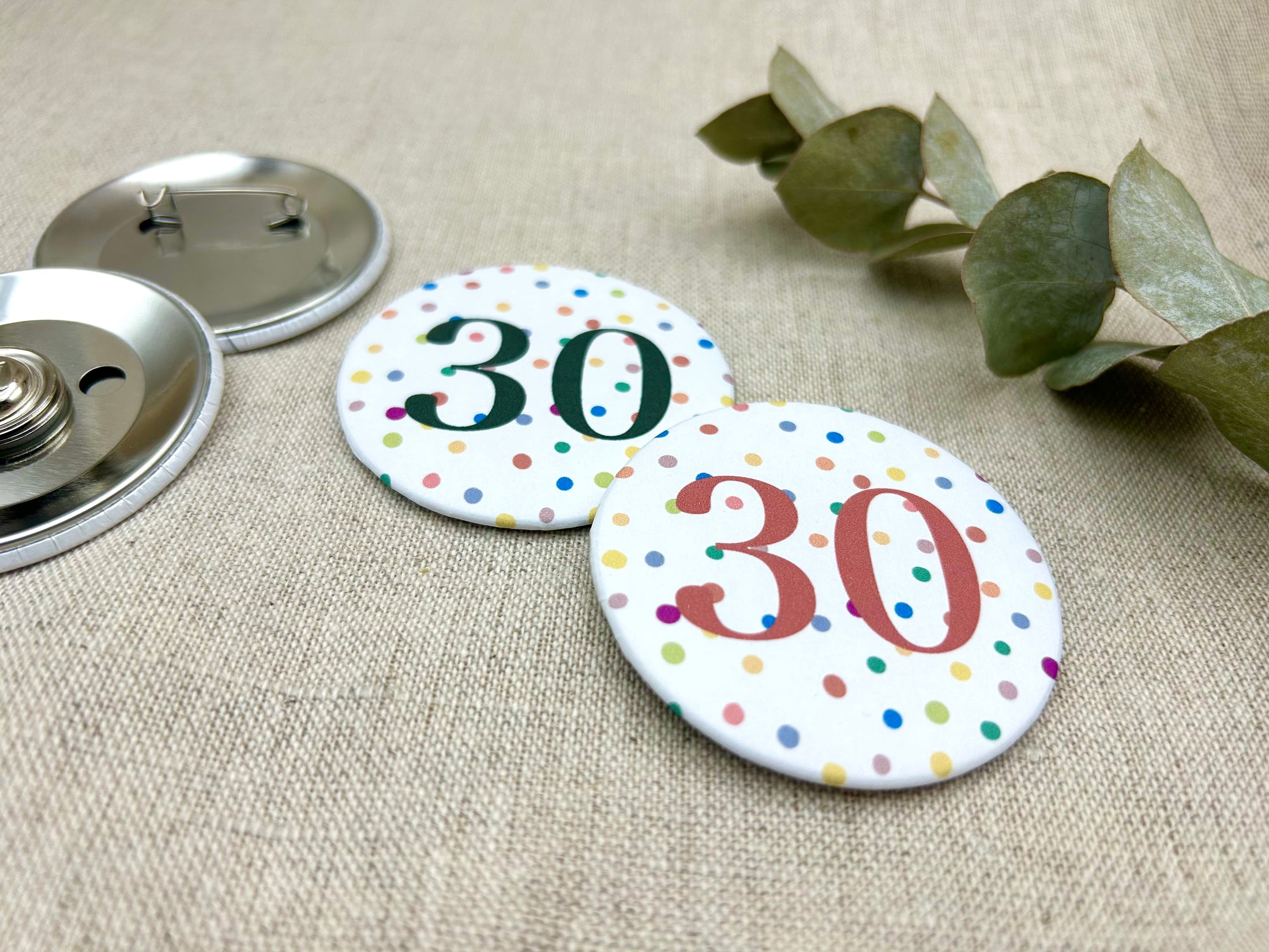 Anstecker 30. Geburtstag