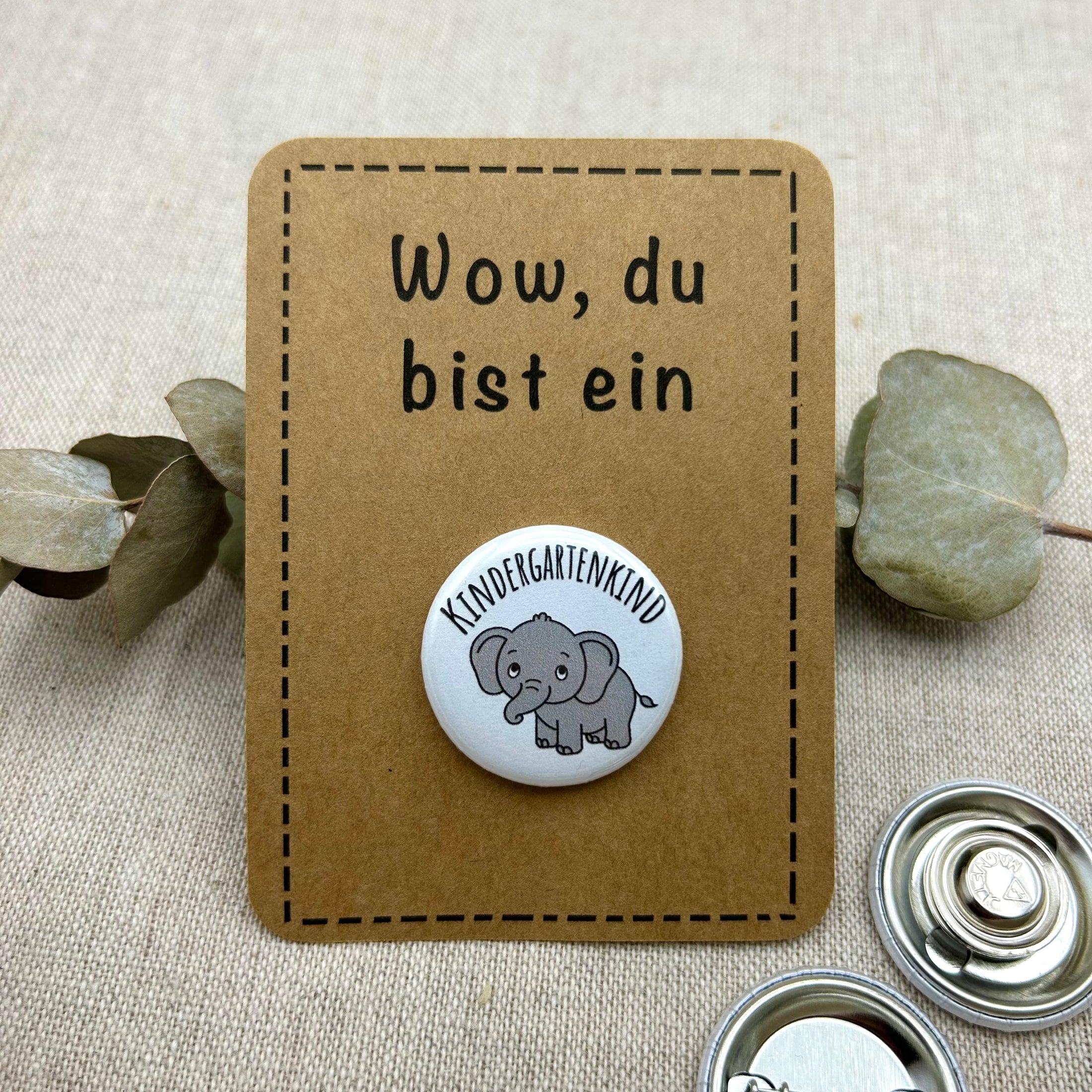Anstecker Kindergarten ELEFANT