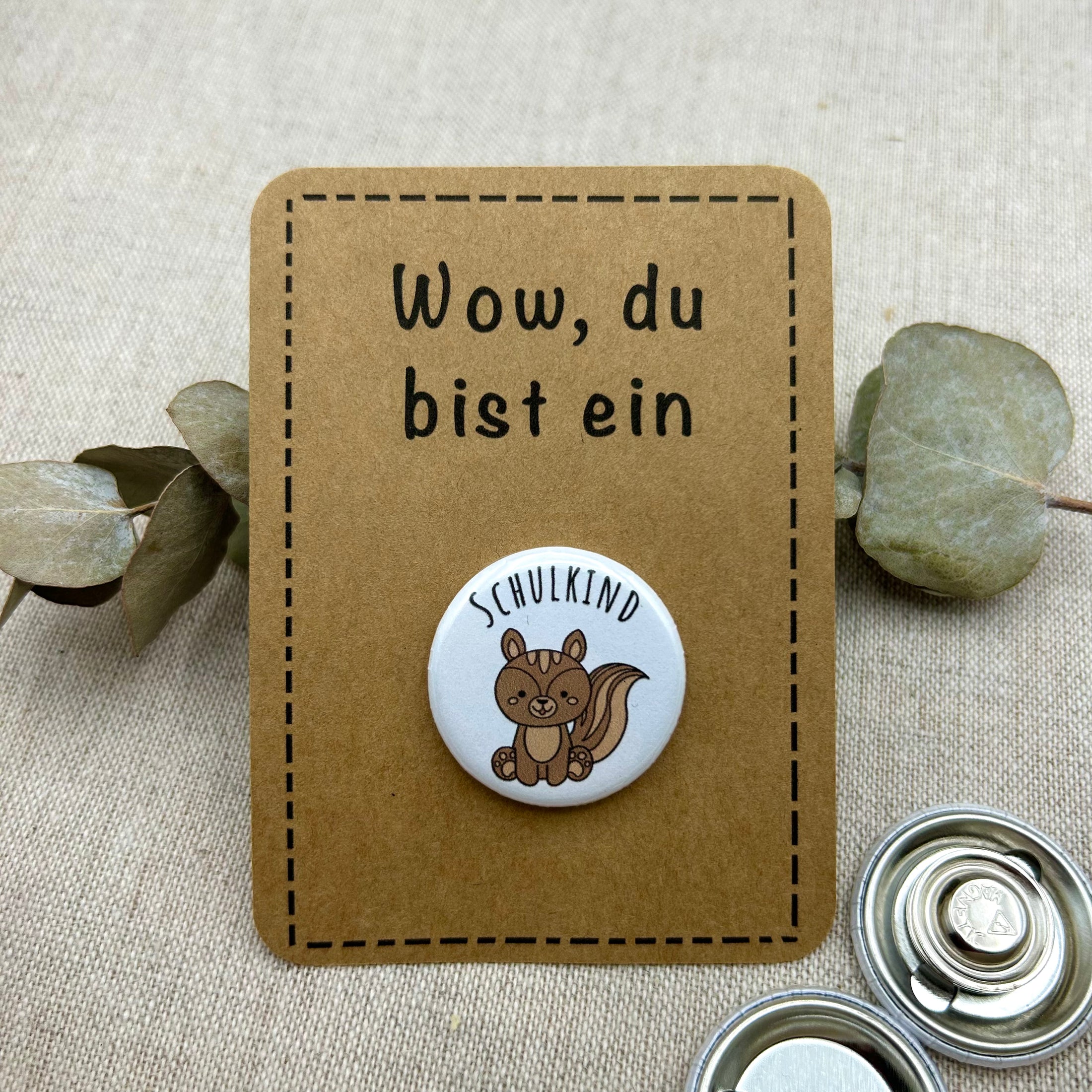 Anstecker Schulanfang EICHHÖRNCHEN
