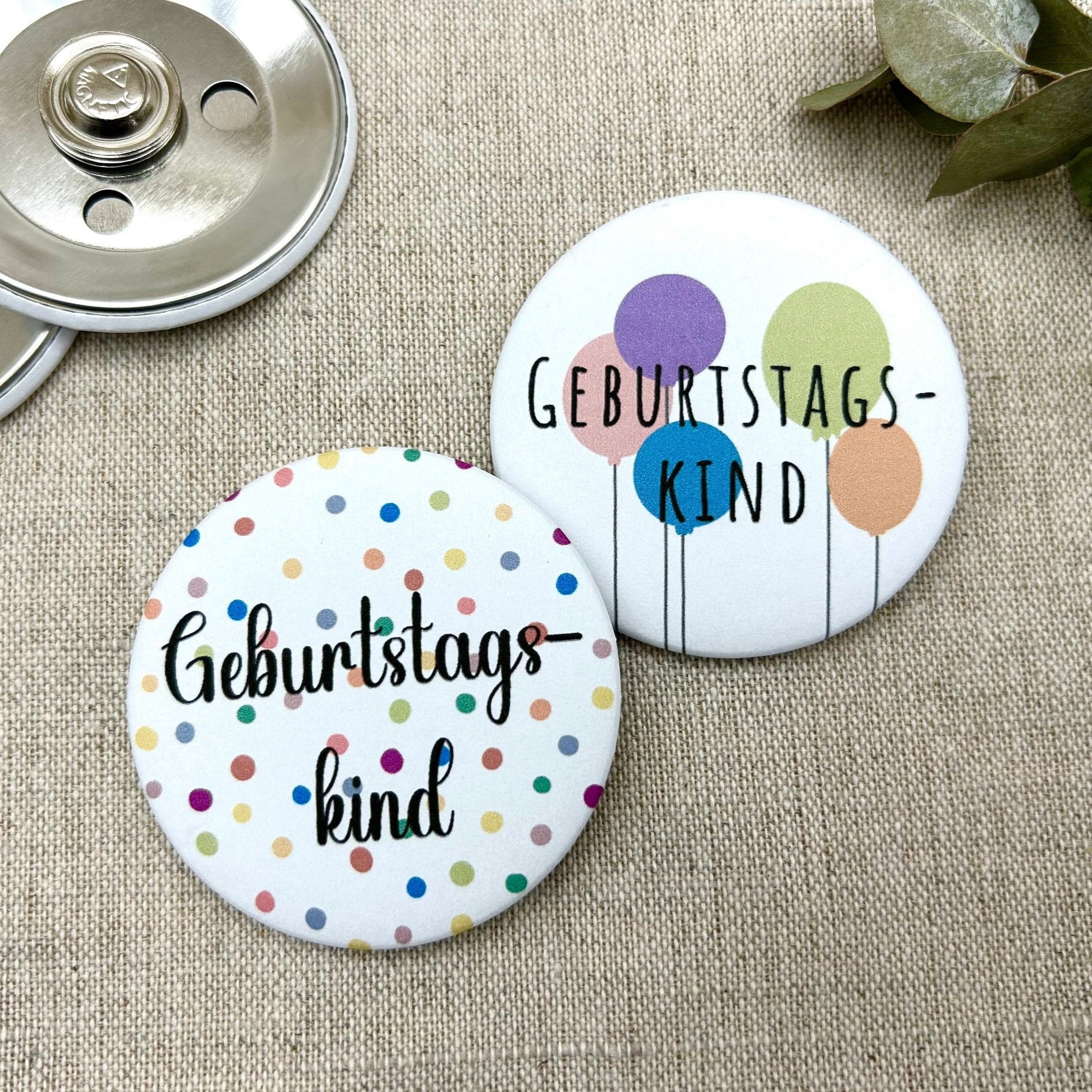 Anstecker Geburtstagskind
