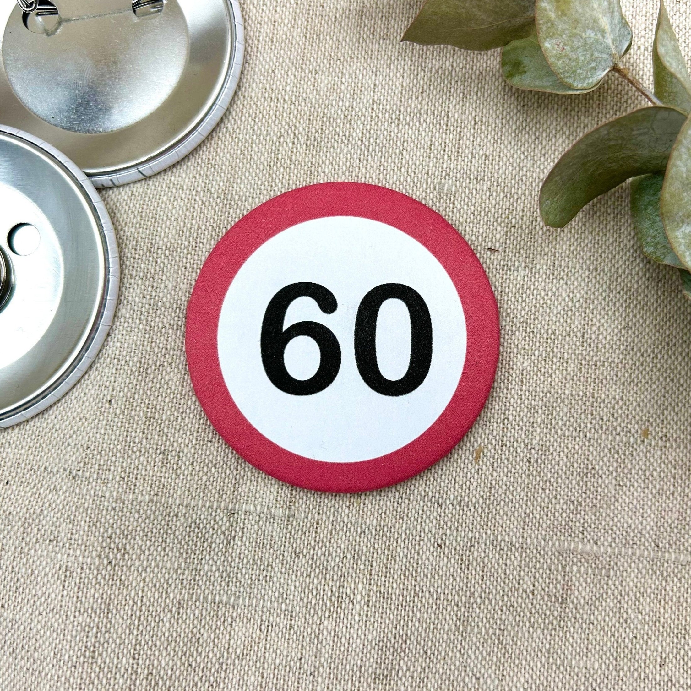 Anstecker 60. Geburtstag