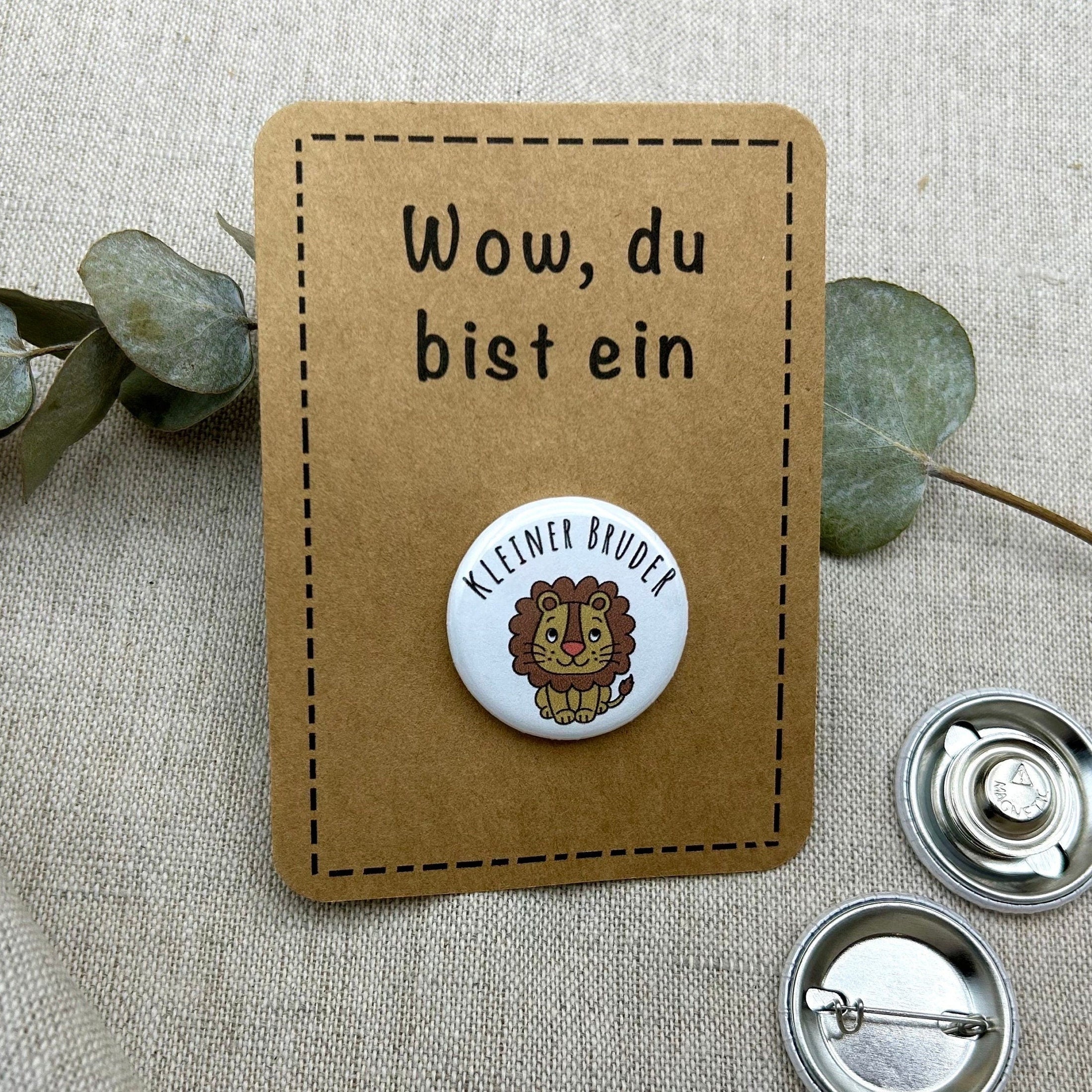 Anstecker kleiner Bruder LÖWE