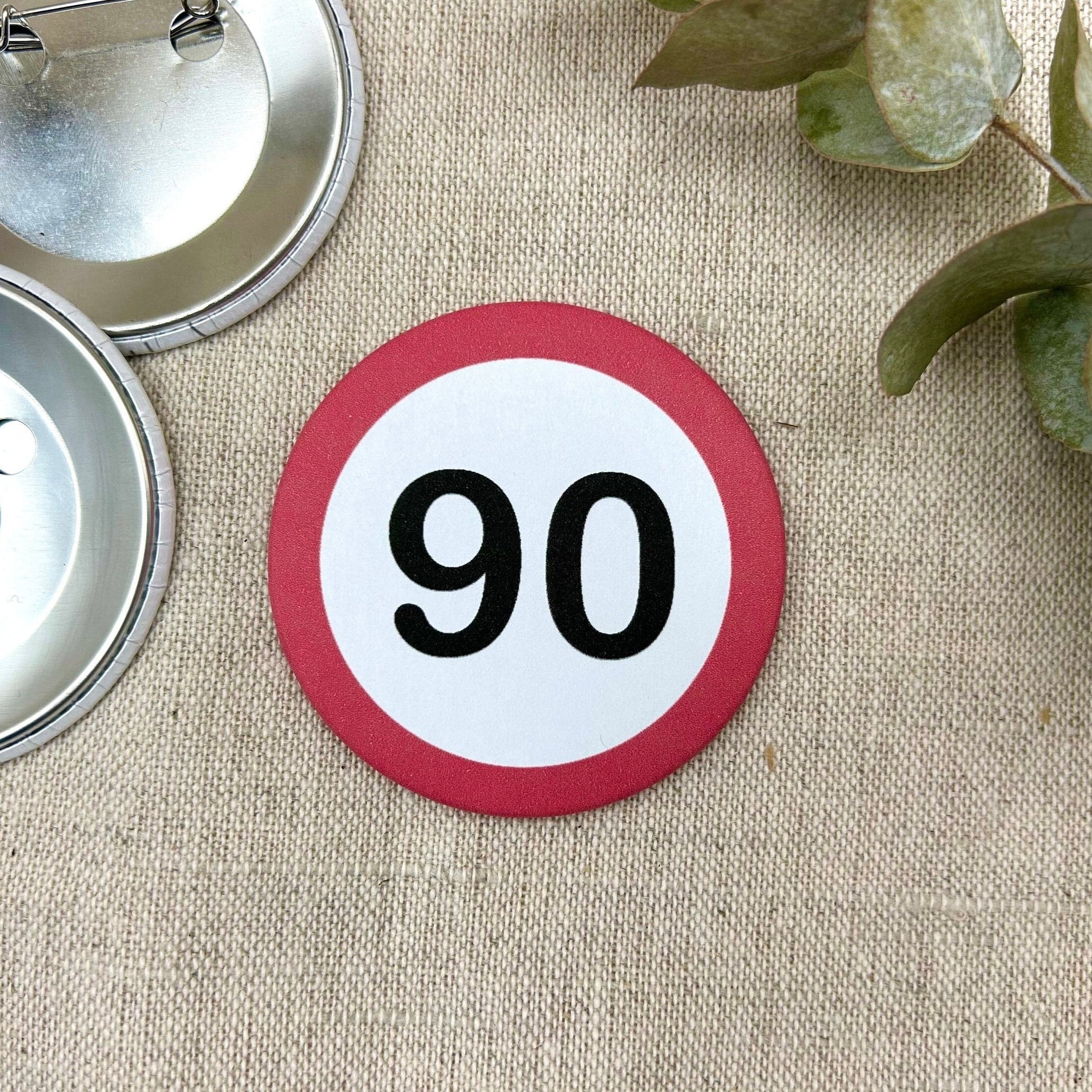 Anstecker 90. Geburtstag